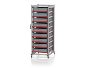 System trolleys for Euro containers 80 x 60 Height 200 cm