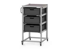 ESD system trolleys for Euro containers 80 x 60 Height 134 cm