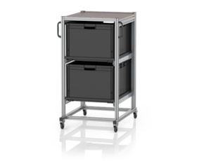 ESD system trolleys for Euro containers 80 x 60 Height 134 cm