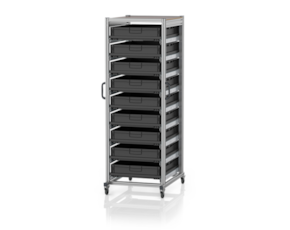 ESD system trolleys for Euro containers 80 x 60 Height 200 cm