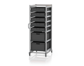 ESD system trolleys for Euro containers 80 x 60 Height 200 cm