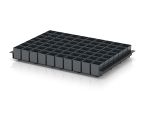 Insertable bin inserts for Euro containers 60 × 40 cm