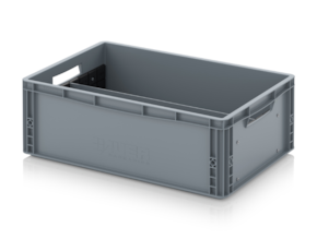 Euro containers with longitudinal dividers