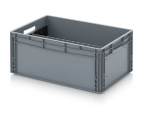 Euro containers with longitudinal dividers