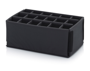 Acolchoamento adequado para malas de proteção